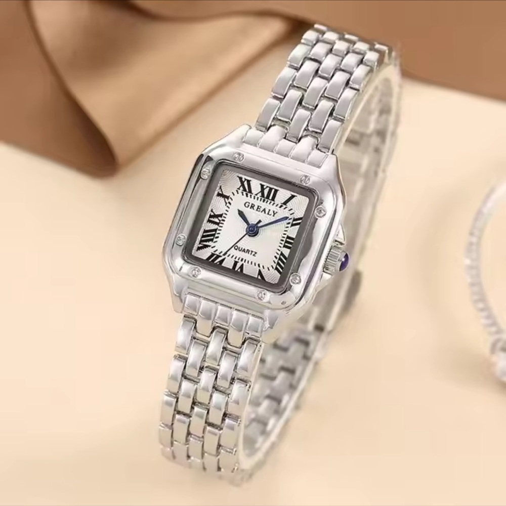 Silver Watch Stainless Steel Jewelry Accessory - Picture 6 of 13